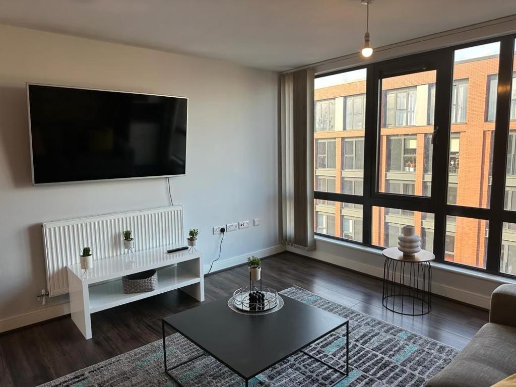Luxury 9Ine Beautiful Bull Ring Apartment Free Parking Birmingham Exterior foto